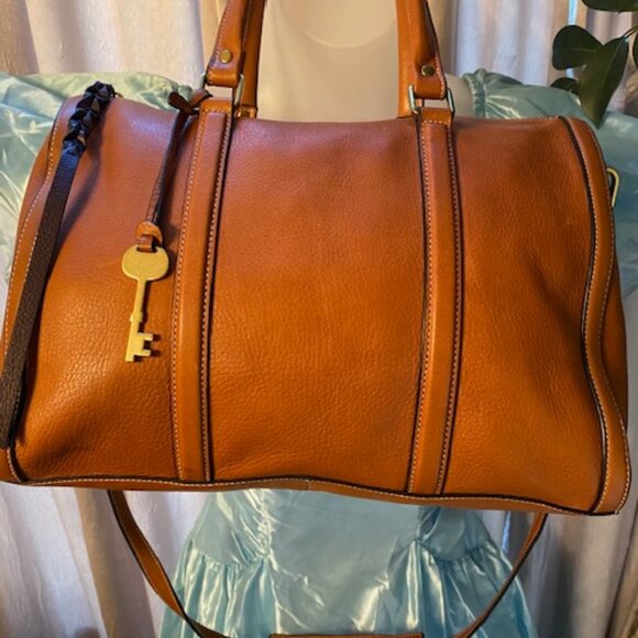 FOSSIL Kendall Large Satchel with Key - Picture 13 of 13